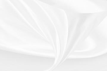 soft fabric abstract smooth cone shape decoration fashion textile white background