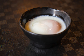 Japanese style slow cooked egg