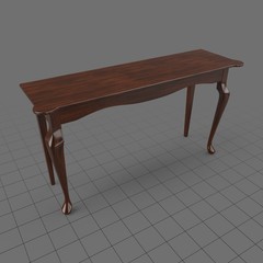 Traditional console table