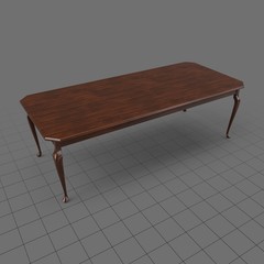 Traditional dining table