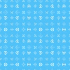 snowflakes wrapping paper blue background new year