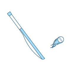 Cricket Bat Icon