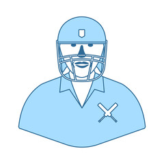 Cricket Player Icon