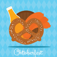Oktoberfest poster with text