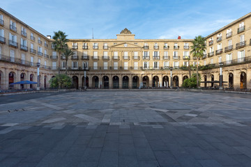 Fototapeta na wymiar Plaza Nueva in Bilbao, Baskenland