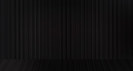 Vector black curtain with  stage background,modern style.