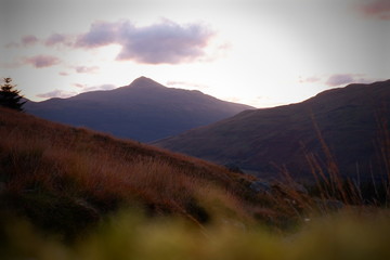 Autumn views from Ben Arthur - the Cobbler, Scotland