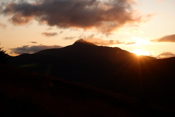 Autumn views from Ben Arthur - the Cobbler, Scotland