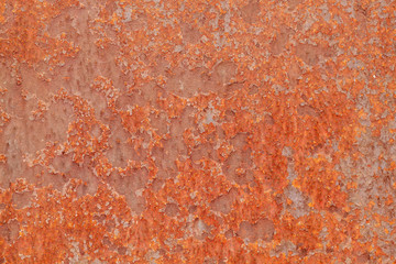 Old Weathered Reddish Corrugated Metal Texture