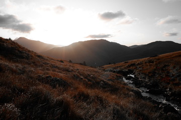 Autumn views from Ben Arthur - the Cobbler, Scotland