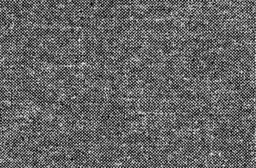 Vector fabric texture. Distressed texture of weaving fabric. Grunge background. Abstract halftone vector illustration. Overlay to create interesting effect and depth. Black isolated on white. EPS10.