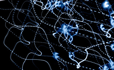 Abstract blue background. Christmas background.