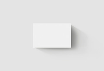 White blank Cardboard Package Box Mock up.Realistic Box Packaging.3D rendering.