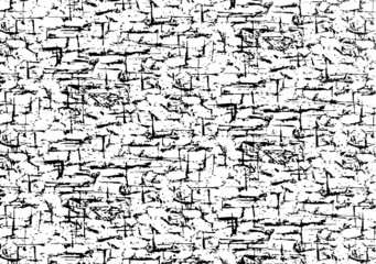 Rough black and white texture vector. Distressed overlay texture. Grunge background. Abstract textured effect. Vector Illustration. Black isolated on white background. EPS10.