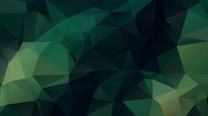 Obraz premium Light Green vector abstract mosaic background. Colorful illustration in Origami style with gradient. Template for a cell phone background