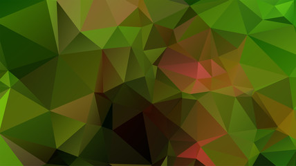 Light Green vector abstract mosaic background. Colorful illustration in Origami style with gradient. Template for a cell phone background