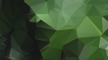 Light Green vector abstract mosaic background. Colorful illustration in Origami style with gradient. Template for a cell phone background