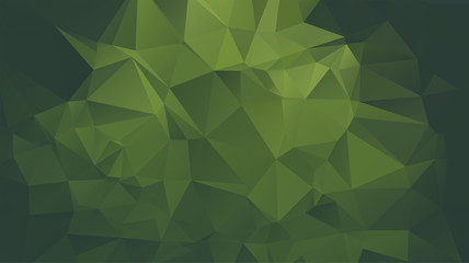 Light Green vector abstract mosaic background. Colorful illustration in Origami style with gradient. Template for a cell phone background