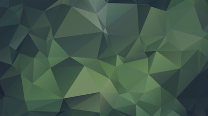 Light Green vector abstract mosaic background. Colorful illustration in Origami style with gradient. Template for a cell phone background