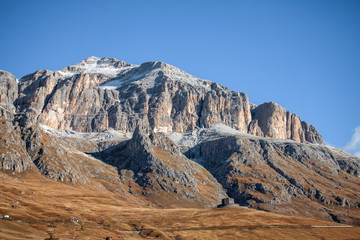 mountain landscape in the dolomites