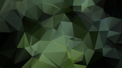 Light Green vector abstract mosaic background. Colorful illustration in Origami style with gradient. Template for a cell phone background