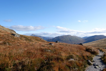 Obraz premium views from Ben Arthur - the Cobbler, Scotland