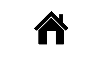 home icon on white background