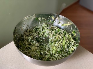 fresh salad in a bowl
