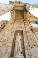 Personification of Wisdom Statue in Ephesus Ancient City, Izmir, Turkey