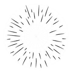 Obraz premium Star burst doodle explosion