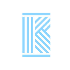 Lawyer logo design k letter