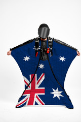 Fototapeta premium Australia flag travel.