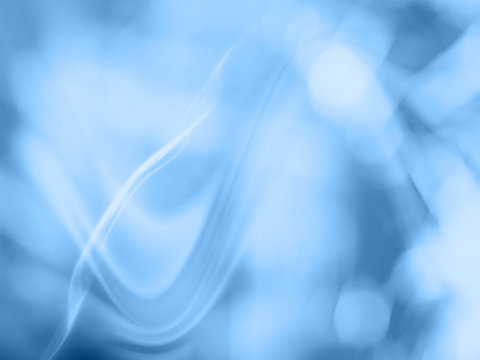 Abstract Classic Blue Fluid Blur Background. Color Of 2020