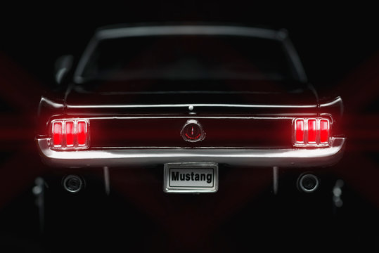 recommend clip art: Ford Mustang 260 model car product shot.
