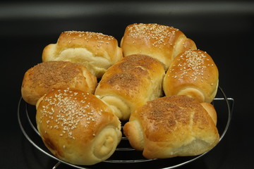 buns with sesame seeds