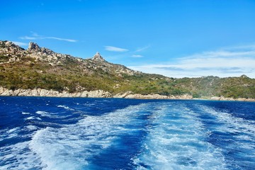Corsica-sea coast near town Bonifacio