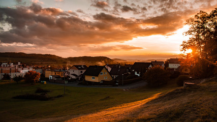 city at sunset © Kryštof Francl