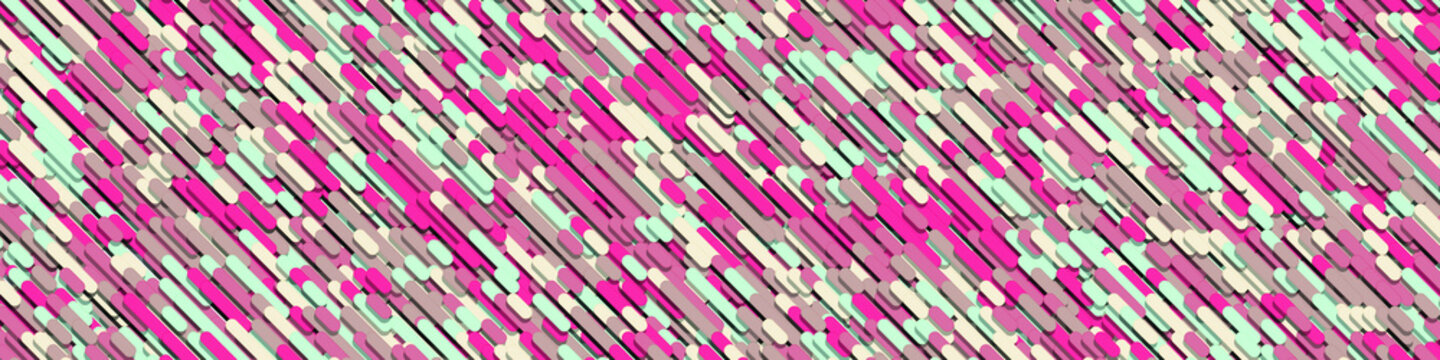 Color Abstract Lines Rain Generative Art background illustration