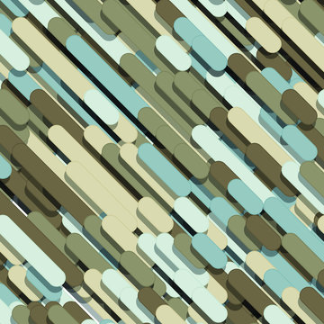 Color Abstract Lines Rain Generative Art background illustration
