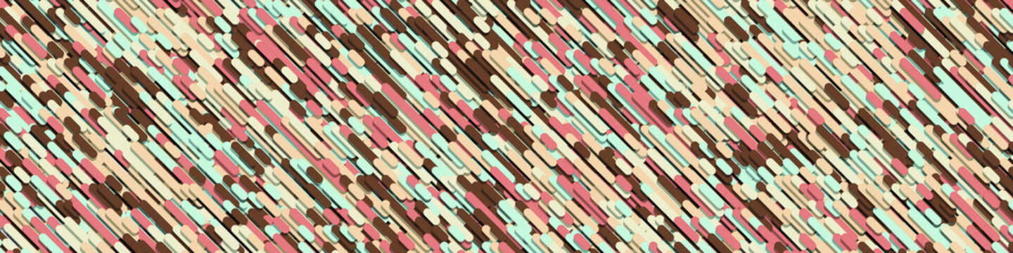 Color Abstract Lines Rain Generative Art background illustration