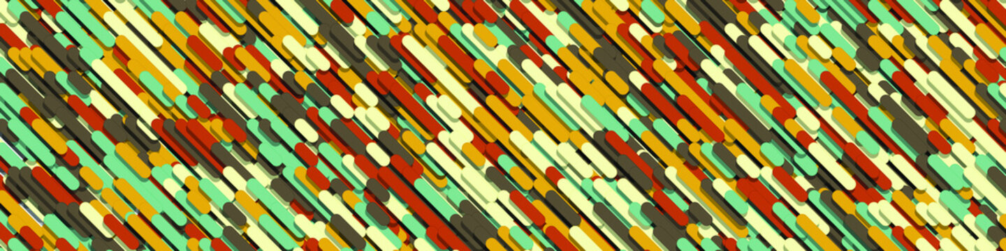 Color Abstract Lines Rain Generative Art background illustration