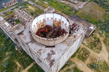 Abandoned Unfinished Nuclear Power Plant