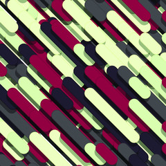 Color Abstract Lines Rain Generative Art background illustration