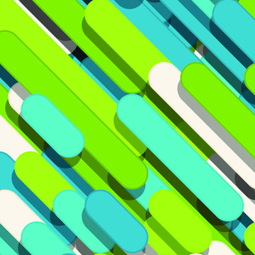 Color Abstract Lines Rain Generative Art background illustration