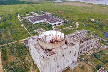 Abandoned Unfinished Nuclear Power Plant