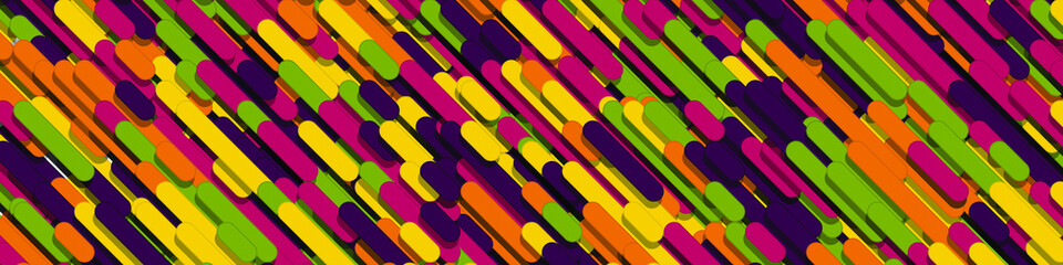 Color Abstract Lines Rain Generative Art background illustration