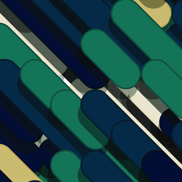 Color Abstract Lines Rain Generative Art background illustration