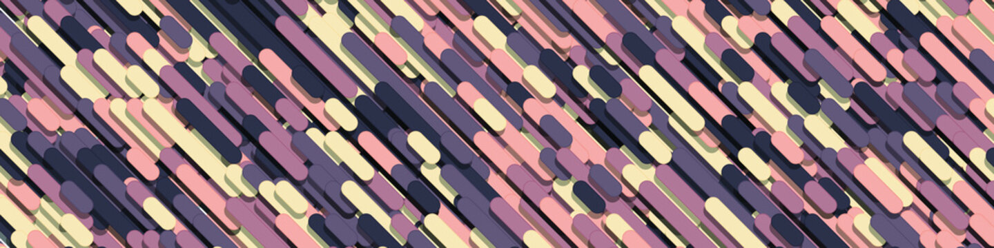 Color Abstract Lines Rain Generative Art background illustration