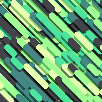 Color Abstract Lines Rain Generative Art background illustration