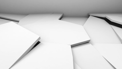 Abstract white cg background, 3 d